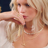 Free People Ada Tassel Pendant Necklace 18ct Gold Plate