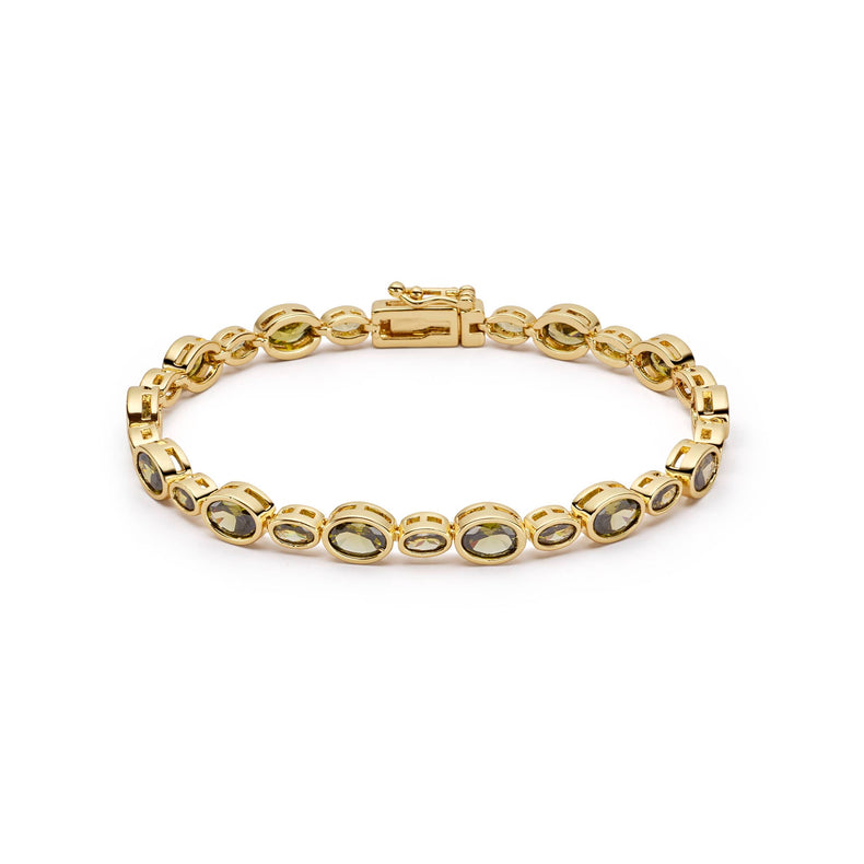 Free People Adeline Tennis Bracelet 18ct Gold Plate recommended