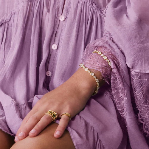 Free People Alexandra Pinky Ring 18ct Gold Plate