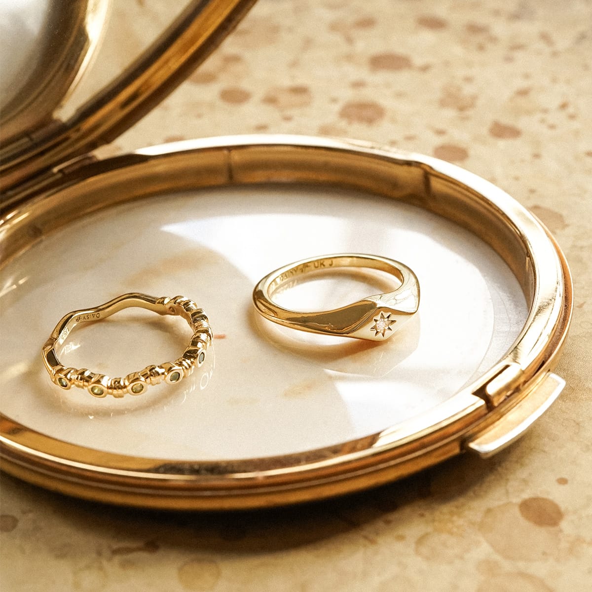 Free People Alexandra Pinky Ring 18ct Gold Plate