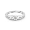 Free People Alexandra Pinky Ring Silver Plate