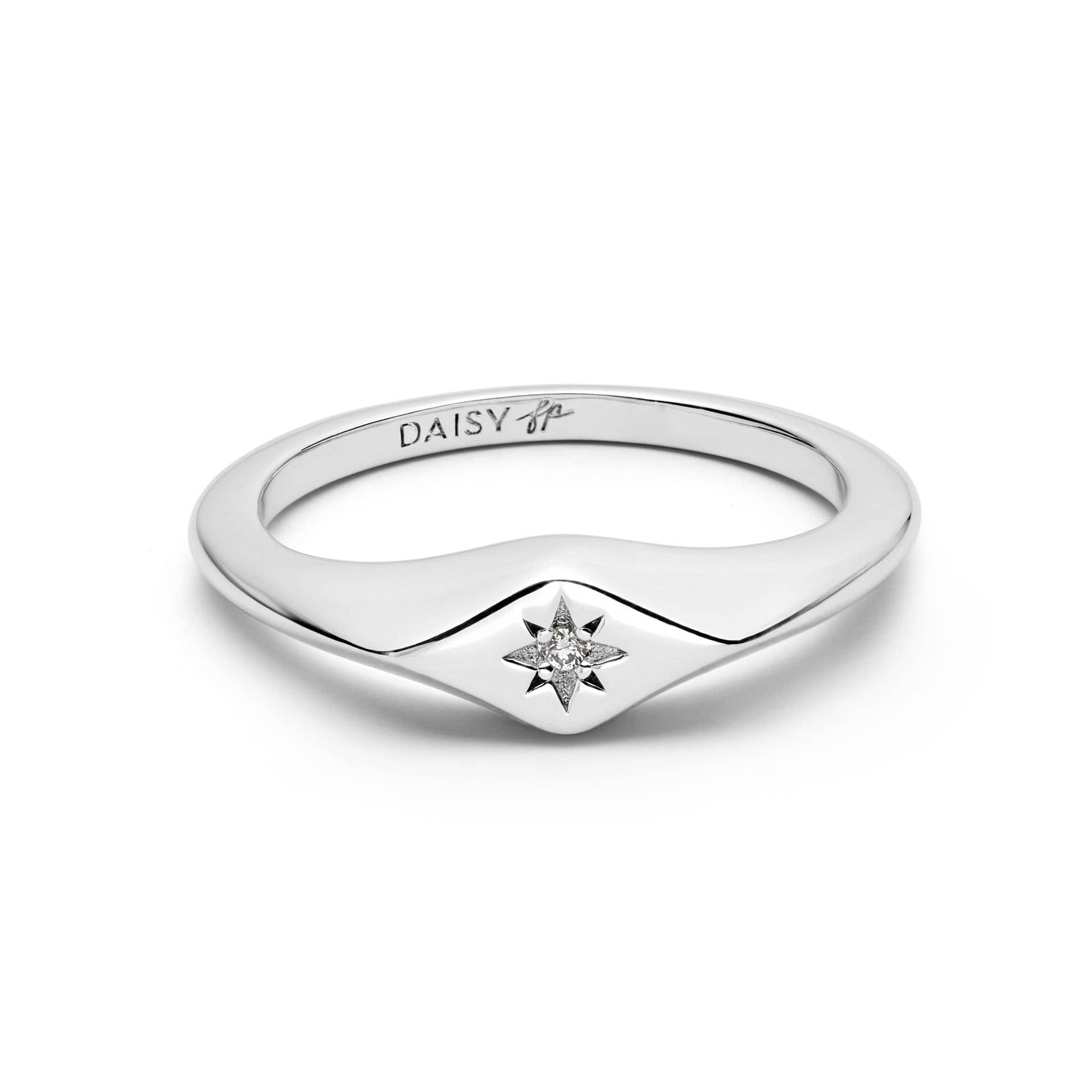 Free People Alexandra Pinky Ring Silver Plate