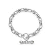 Free People Alice T-Bar Bracelet Silver Plate