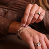 Free People Alice T-Bar Bracelet Silver Plate