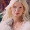 Free People Alice T-Bar Necklace 18ct Gold Plate