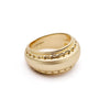 Free People Helena Dome Ring 18ct Gold Plate