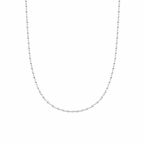 Helix Twisted Chain Necklace Sterling Silver
