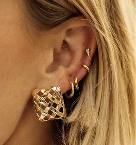 hoop earrings
