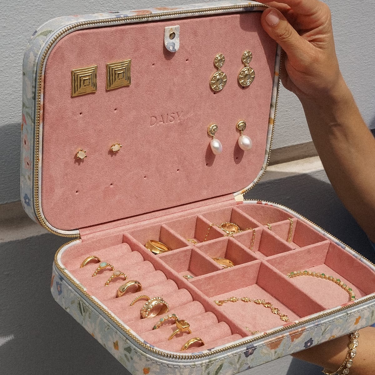 Floral Large Jewellery Box