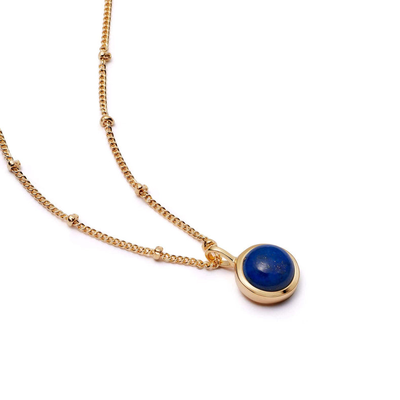 Lapis Healing Stone Necklace 18ct Gold Plate recommended