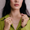 Link Lightweight Chain Necklace 18ct Gold Plate