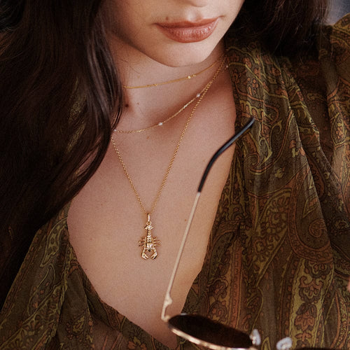 Lobster Chain Necklace 18ct Gold Plate