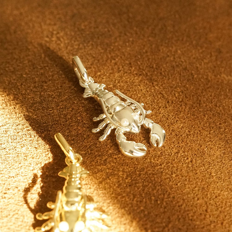Lobster Charm Sterling Silver