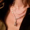 Lobster Chunky Chain Necklace Sterling Silver