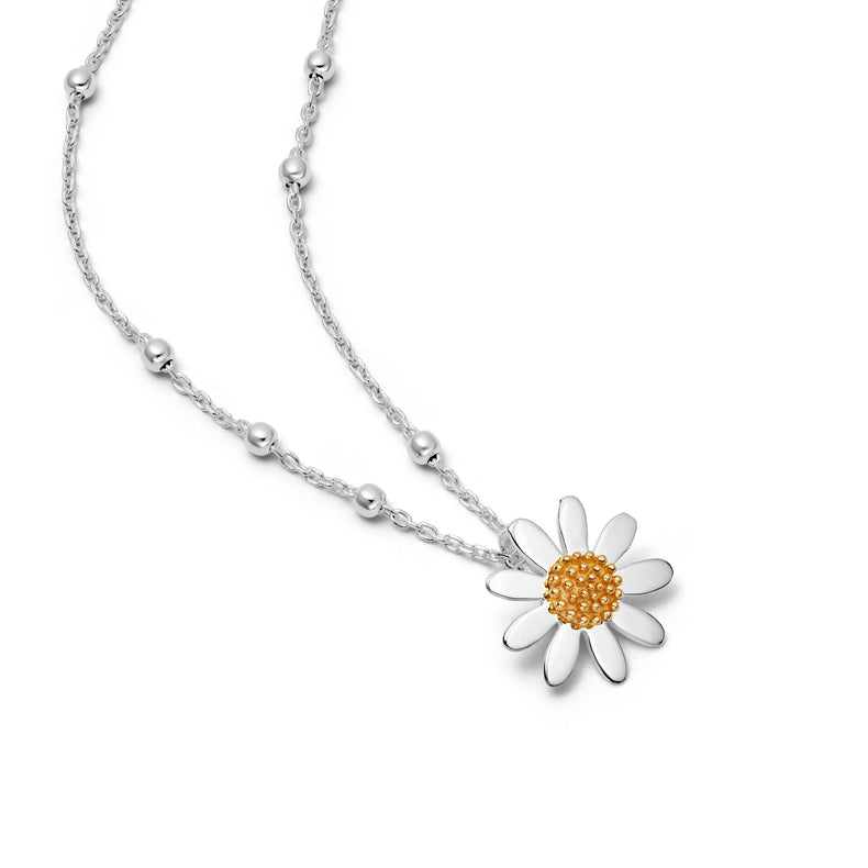 Marguerite Daisy Necklace Sterling Silver recommended