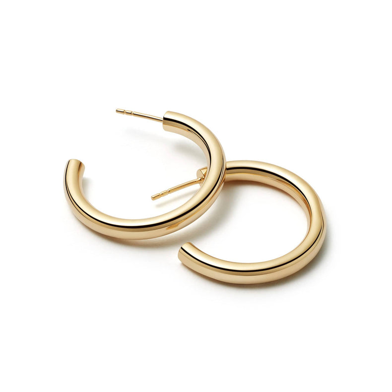 Maxi Bold Hoop Earrings 18ct Gold Plate recommended