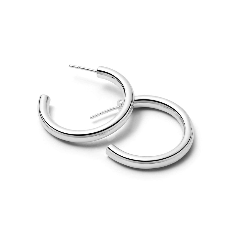 Maxi Bold Hoop Earrings Sterling Silver recommended