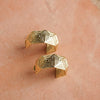 Maxi Strata Hoop Earrings 18ct Gold Plate