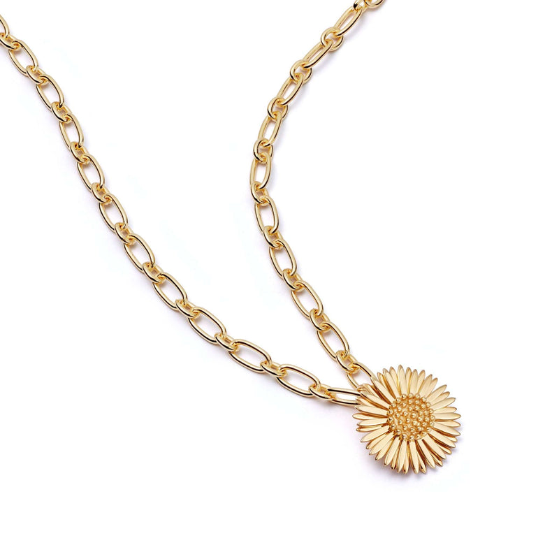 Michaelmas Daisy Necklace 18ct Gold Plate recommended