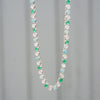 Mixed Gemstone Tennis Set Silver Plate