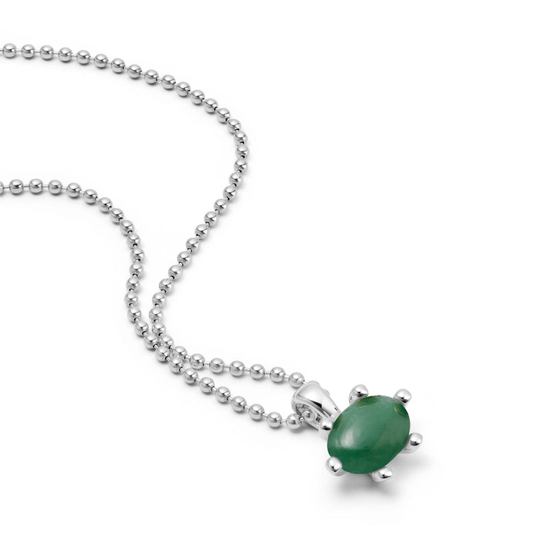 Green Aventurine Pendant Necklace Sterling Silver recommended