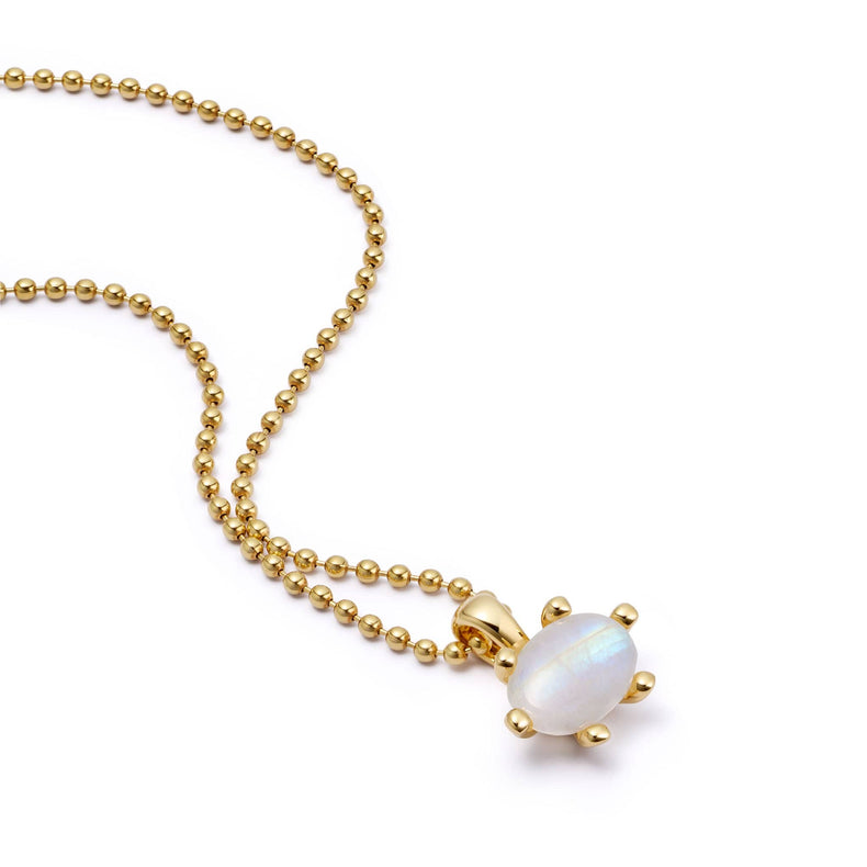 Moonstone Pendant Necklace 18ct Gold Plate recommended
