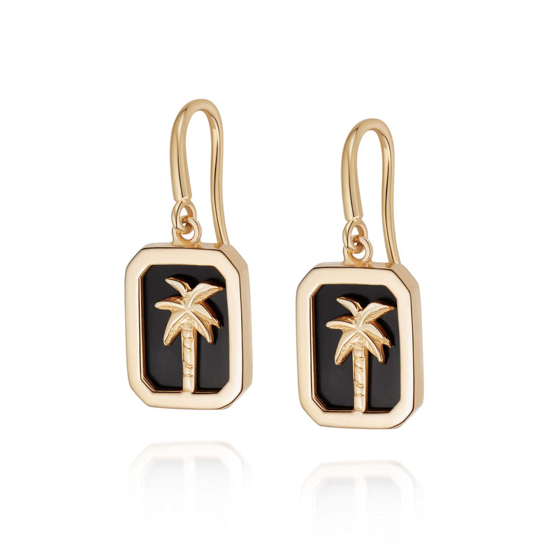 Palm Tree Earrings 18ct Gold Plate recommended