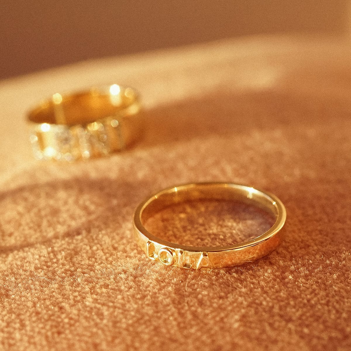 Personalised Band Ring 9ct Solid Gold