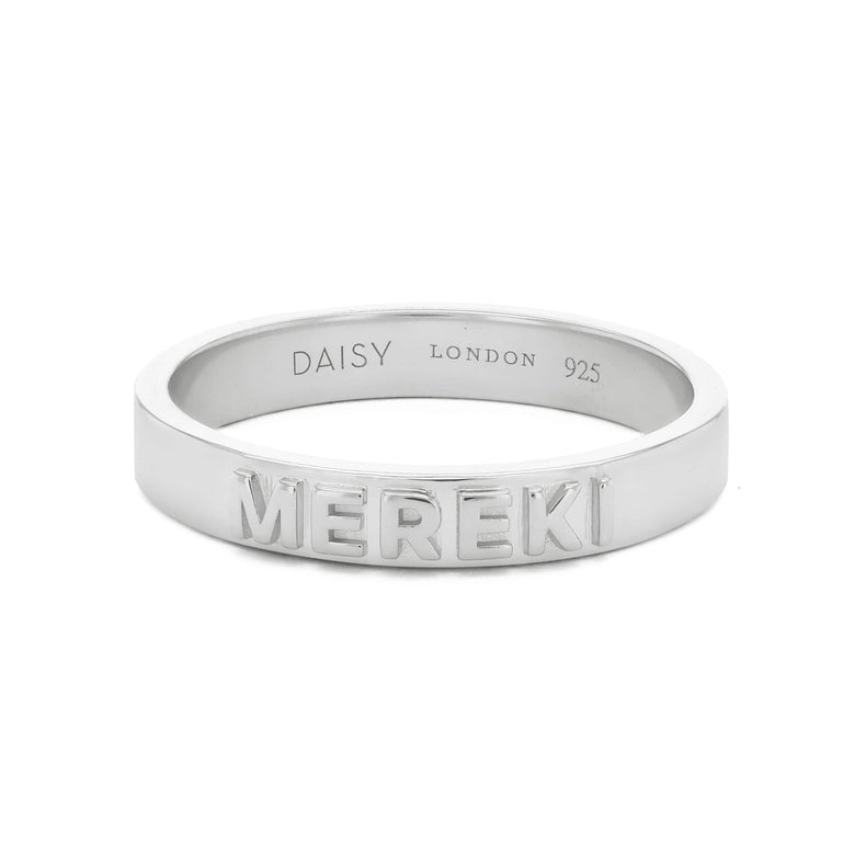 Personalised Band Ring Sterling Silver recommended
