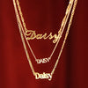 Personalised Carrie Name Necklace 18ct Gold Plate