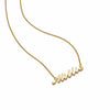 Personalised Carrie Necklace 9ct Solid Gold