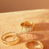 Personalised Pavé Ring 9ct Solid Gold