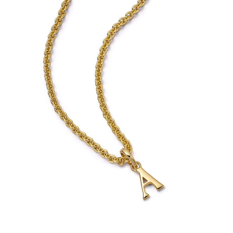 Personalised Initial Pendant Necklace 18ct Gold Plate recommended