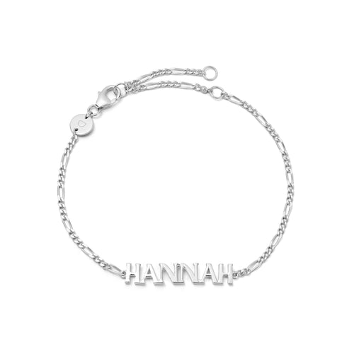 Personalised Name Bracelet Sterling Silver