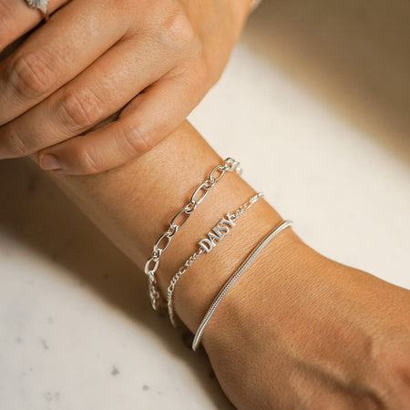 Personalised Name Bracelet Sterling Silver recommended