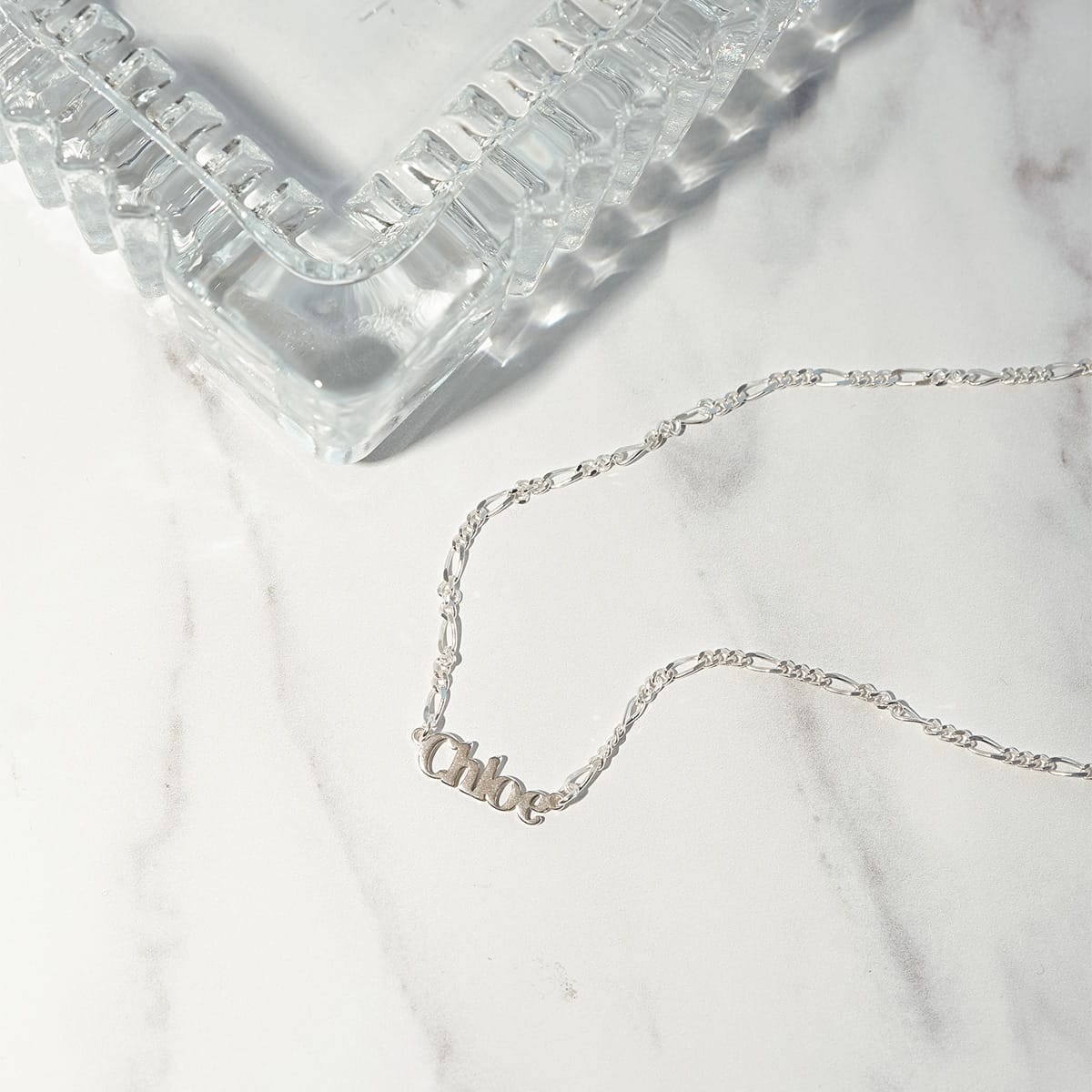 Personalised Name Necklace Sterling Silver