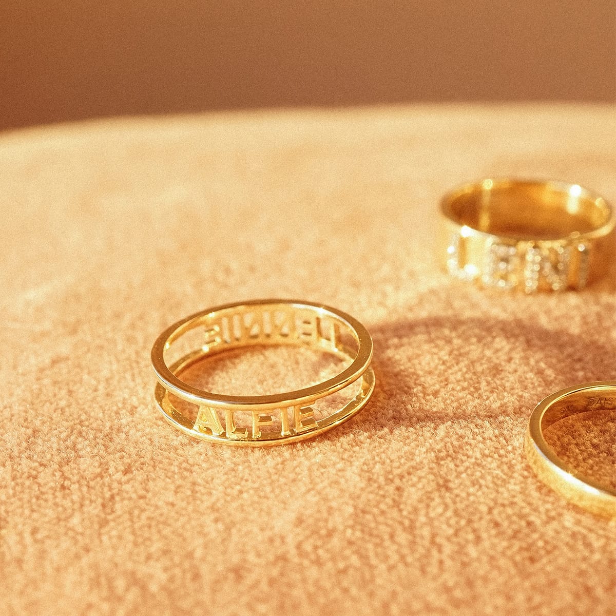 Personalised Ring 9ct Solid Gold