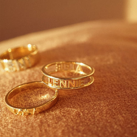 Personalised Ring 9ct Solid Gold recommended