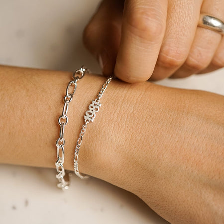 Personalised Year Bracelet Sterling Silver recommended