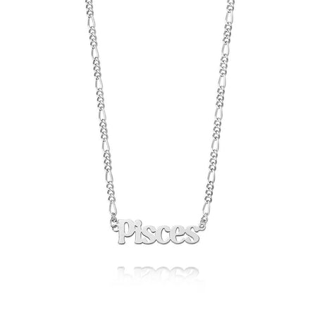 Pisces Zodiac Necklace Sterling Silver recommended