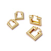 Polly Chubby Hoop Earring Stack 18ct Gold Plate