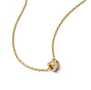 Polly Crystal Bead Necklace 18ct Gold Plate