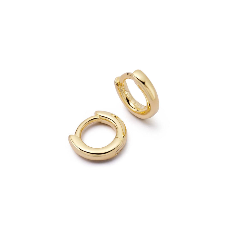 Polly Essential Huggie Earrings 18ct Gold Plate recommended