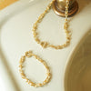 Polly Knot Chain Layering Set 18ct Gold Plate