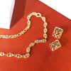 Polly Lock Chain Necklace 18ct Gold Plate