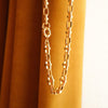 Polly Lock Chain Necklace 18ct Gold Plate