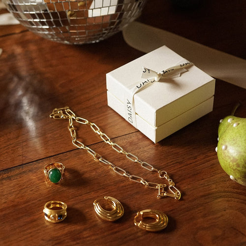 Polly Paperclip Chain Necklace 18ct Gold Plate