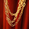 Polly Paperclip Chain Necklace 18ct Gold Plate