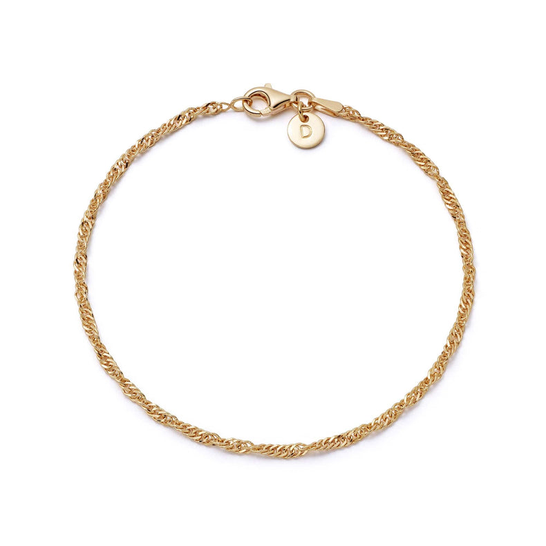Polly Sayer Fine Chain Bracelet 18ct Gold Plate recommended