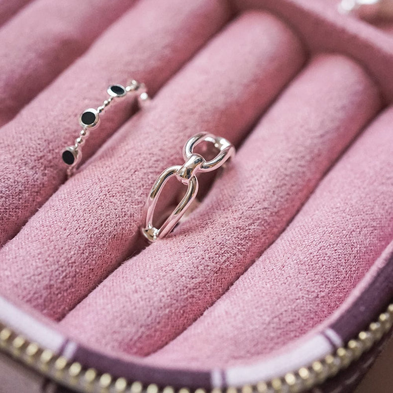 Polly Knot Band Ring Sterling Silver